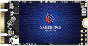 GAMERKING M.2 2242 SSD 256GB 3D NAND TLC SATA III 6 Gb/s, Internal Solid State Drive - Compatible with Desktop PC Laptop (2242 256GB)