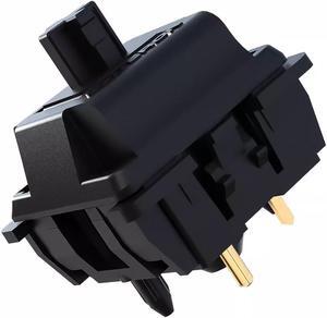 Gateron Oil King 2.0 Keyboard Switches,Linear Key Switches Compatible 5 Pin 55gf Pre-lubed Black,for MX Mechanical Keyboard(Oil King,45Pcs)