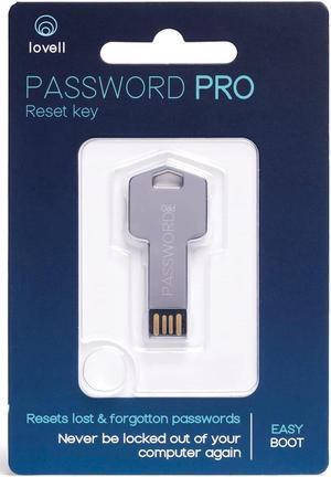 Password Reset Key Pro Next Generation - USB 3.0 Works w/Windows 98, 2000, XP, Vista, 7, & 10 - Fast Access No Internet Connection Needed - Reset Lost Passwords on Windows Based PC & Laptop