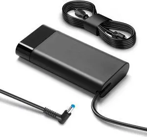 135W Laptop Charger Fit for HP Spectre x360 15 16 15-df 15-dc 15-ch 15-EB 15t 16-f 16t Series, Pavilion Gaming 17 15 Omen 15 17 Envy 14 15 17 Laptop TPN-CA13 TPN-DA11 L15534-001 Power Supply Cord