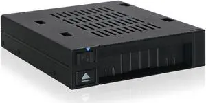 ICY DOCK 1 Bay 2.5 SAS/SATA HDD/SSD Docking Enclosure for External 3.5 Bay | flexiDOCK MB521SP-B