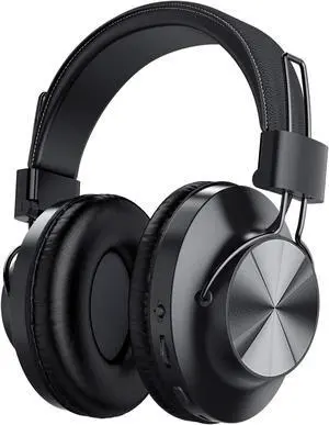 Antetek Bluetooth 5.0 Over- Ear Wireless Headphones 30 Hours Battery, FM Radio, MP3 Player, Micro SD/TF with 40mm Deep Bass Drivers, Premium Microphone Built-in Headset, Foldable, Comfortable, Mowing