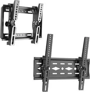 JXMTSPW Tilt TV Mount for Most 14~42 Inches Flat Curved Screen TVs and Monitor, Max VESA 200x200mm,Tilt TV Mount for Most 26~63 Inches Flat Curved Screen TVs, Max VESA 400x400mm, Universal TV Mount