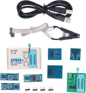 High Speed USB Programmer Kit XP866 SPI Flash Programmer Module BIOS Chip USB Programming Kit for 24 25 93 EEPROM
