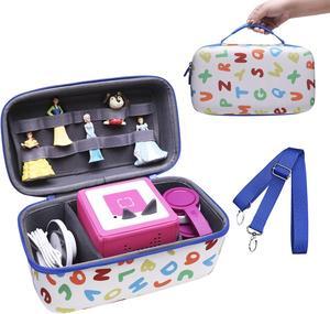 LTGEM EVA Hard Case for Toniebox Audio Player Starter Set and Tonies Figurine - Protective Carrying Storage Bag (Sale Case Only)