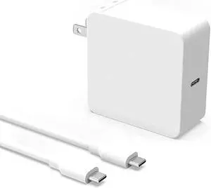 65W Type C Charger Fit for Google Pixelbook,Pixelbook Go GA00526-US M3 GA00519-US USB C Laptop Power Supply Adapter Cord
