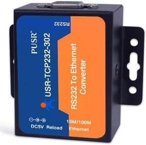 PUSR USR-TCP232-302 Serial RS232 to Ethernet TCP IP Server Module Ethernet Converter Support DHCP/DNS