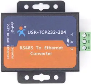 PUSR USR-TCP232-304 Serial RS485 to TCP/IP Ethernet Server Converter Module with Built-in Webpage DHCP/DNS Supported