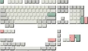 Ranked Blank Premium Keycap Set | 1.4 mm Thick PBT | Cherry Profile for Mechanical Keyboard (9009, 139 Keys)