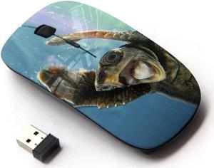 STPlus Turtle Animal 2.4 GHz Wireless Mouse with Ergonomic Design and Nano Receiver