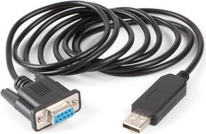 USB serial db9 ft232r USB rs232 null modem cable pc control tv cable (2-RXD(yellow), 3-TXD(orange),5-GND(GND), 7-RTS(green),8-CTS(brown), 1/4/6/9-NC)