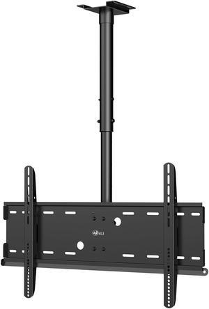 WALI Ceiling TV Mount for 42-90 inch, Hanging Adjustable TV Ceiling Mount Bracket Fits Most LED, LCD, OLED 4K TVs, Holds up to 220lbs, Max Mounting Holes 800x400mm (CM4290), Black