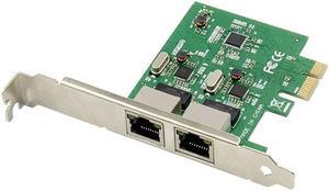 X-MEDIA XM-NA3820 PCI-E 2-Port Dual 10/100/1000Mbps Gigabit Ethernet PCI Express (PCIe x1) Server Network Card/Network Adapter, Realtek RTL8111F Chipset, Windows 11 & Linux Supported