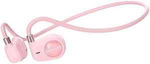 MeloAudio Kids Headphones, Open Ear Headphones, Kids Wireless Headphones with Microphone, Pink Headphones for Girls, Ultra-Light, Perfect for iPad, Tablet, Home, School, Travel, Sports MeloAudio Kids Headphones, Open Ear Headphones, Kids Wireless Headphones with Microphone, Pink Headphones for Girls, Ultra-Light, Perfect for iPad, Tablet, Home, School, Travel, Sports
