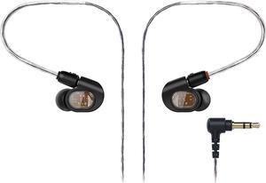Audio-Technica ATH-E70 Professional In-Ear Studio Monitor Headphones,Black
