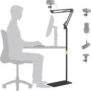 Facecam Webcam Floor Stand,Metal Floor Holder Compatible with Elgato Facecam,Facecam pro Webcams