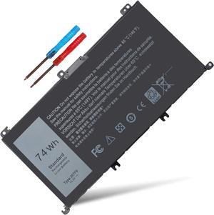 74WH 357F9 Battery for Dell Inspiron 15 7000 Gaming 15 7559 i7559 7557 i7557 5577 7567 5576 7566 i7559-5012GRY i5577-7342blk-pus INS15PD Series P65F P65F001 P57F 71jf4 071jf4 0GFJ6 0357F9 11.1V