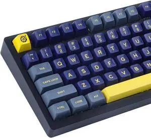 Hyekit Keycaps 171 Keys Top Gun Custom Keycaps Doubleshot ABS Keycap Set SA Profile 6.25u 7u for Cherry Gateron MX Switches Mechanical Keyboard US and UK Layouts
