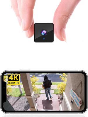 4K Wireless Wifi Camera,1800mAh Battery,Upgrade 4K Indoor WiFi Wireless Nanny Cam Home Security Cameras Tiny Office Secret Surveillance Cams with 100 Days Standby AI Human Detection Auto Night Vision