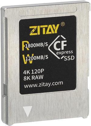 ZITAY CFexpress Type B Card to SSD Adapter Compatible with Nikon Z6 Z7 Z9 Canon RC R5 R5C Panasonic GH6 S1H (SSD not Included)