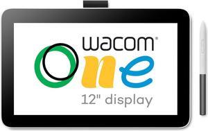Wacom One 12 Drawing Tablet with Screen (2023), Full-Laminated 11.6" HD Screen Graphics Monitor, Works with Mac, PC & Chromebook for Drawing, Photo/Video Editing, Design, & Education