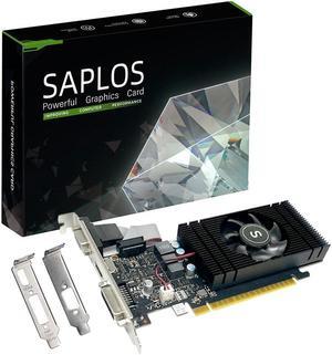 SAPLOS Geforce GTX 750 Ti Graphics Card, 4GB GDDR5 128-bit, DVI-D, HDMI, VGA, Low Profile, Video Card PC, GPU, PCI Express x16
