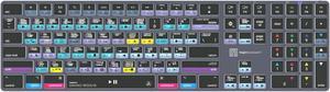 Logickeyboard Wireless Backlit 'Titan' designed for editing in Blackmagic's DaVinci Resolve * p/n LKB-RESB-TM-US