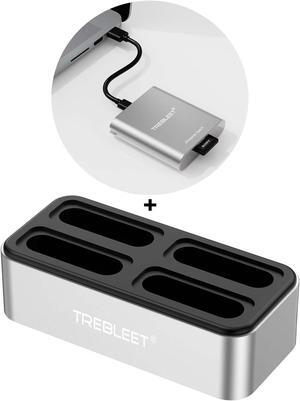 CFexpress Type A Card Reader & Workflow Station Aluminum External Case, USB 3.1 Gen 2 10Gbps, Compatible with Sony Alpha 1/ Alpha a7S III/Alpha 7 IV A7M4/ FX3/ FX6