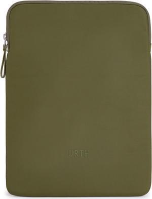 Urth Naos Laptop Sleeve - 15-16 Inch Padded, Water Resistant, Recycled Laptop Case Compatible with MacBook Air/Pro in Green