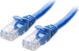 Cable Matters 10Gbps Snagless Long Cat 6 Ethernet Cable 150 ft (Cat 6 Cable, Cat6 Cable, Internet Cable, Network Cable) in Blue
