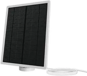 Feit Electric Solar Panel Continuous Charger PANEL/SOL/CAM compatible Smart Outdoor Camera CAM/WM/WiFi/BAT, 9ft Cord, Micro-USB, Adjustable Mounting Bracket