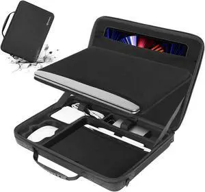 Smatree Laptop Hard Carrying Case for 16.2inch MacBook Pro M4 2024/2023 A2991 A2780/2021 A2485, 11inch iPad A16 2025,iPadAir M3 2025,iPadPro M4 2024(no key board), MacBook Pro 2019 A2141 16inch, Black