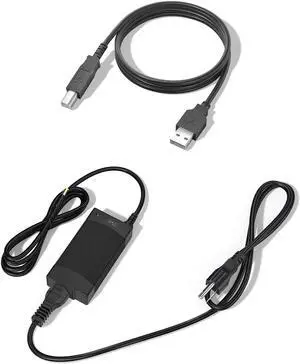 MUNBYN Printer Power Adapter for 941 130 129, Printer Power Cable for 941 130 129, and Printer USB Cable for 941 130 129
