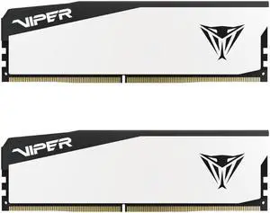 Patriot Viper Elite 5 DDR5 RAM 32GB (2X16GB) 6400MT/s CL32 1.35v UDIMM Desktop Gaming Memory Kit Compatible with Intel XMP - VEB532G6432KW