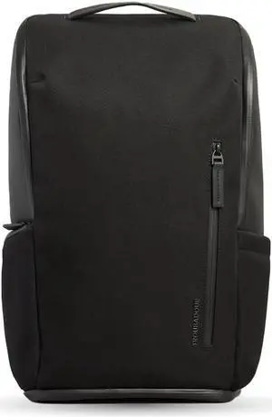 Troubadour Pioneer Backpack 3.0 - Premium Everyday Bag with Padded Laptop Section, Ventilated Shoe Compartment & Sustainable Waterproof Material - All-Day LIghtweight Comfort Design - Black