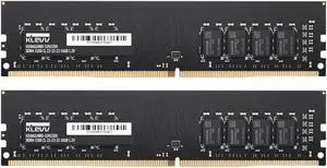KLEVV DDR4 32GB (2x16GB) 3200MHz CL22 1.2V UDIMM Desktop Ram Memory (KD4AGUA80-32N220D)