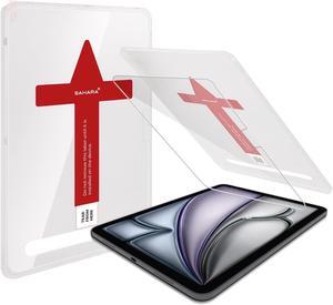 SAHARA - Easy Apply Tempered Glass Screen Protector for iPad Air (M2) 13" 2024, Clear, (ZD-T00065)