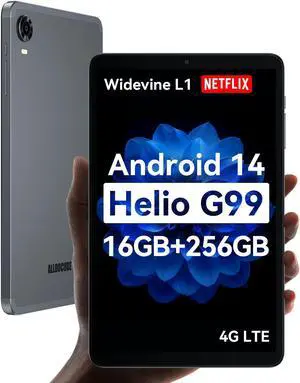 ALLDOCUBE Android 14 Tablet, 8.4 inch Helio G99 iPlay 60 Mini Pro Tablet, 16GB RAM 256GB ROM 512GB Expandable, FHD 1920x1200 Display, Widevine L1, 6050mAh, 5MP/13MP Camera, 4G LTE Bluetooth 5.2
