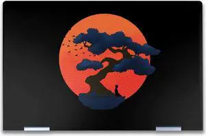 Laptop Skin Compatible with HP Envy x360 14 (2023) - Meditation - Premium 3M Vinyl Protective Wrap Decal Cover - Easy to Apply | Crafted in The USA by MightySkins