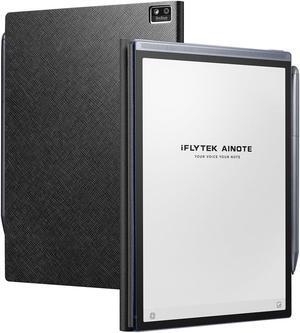 Protective Folio Case for iFLYTEK AINOTE Air2 Note-Taking Tablet 8.2", Premium PU Leather, Slim& Lightweight, Durable Cover with a Pen Clip for E-Ink Writing Tablet, Water and Dustproof, Black