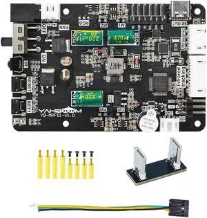 Yahboom Raspberry Pi5 Robot Expansion Driver Board ROS Smart Car Supports 4WD Drive Servo Motor Sensor Compatible with RaspberryPi 5 PD Power Supply Protocol, I2C Communication