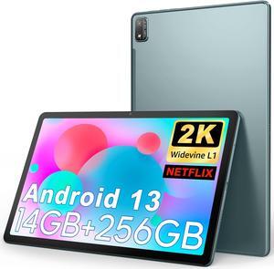 AQHH Android 13 Tablet, 11 inch Android Tablet Computer, 14(6+8GB) RAM+256GB ROM+512GB Expand, 7500mAh Battery, 2000 * 1200 IPS, WiFi, Bluetooth 5.0, GPS, Dual Camera, Widevine L1