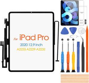 Touch Screen for iPad Pro 12.9 4th Gen Screen Replacement Kits,for iPad Pro 12.9 2020 A2069 A2233 A2229 A2232 Digitizer Sensor Touch Panel,Including Free Tools(Not LCD Display)