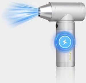 BHTOP Compressed Air Duster 110000RPM Electric Air Duster & Dust Absorption for Cleaning PC&Keyboard,Handheld Turbo 3 Speeds Rechargeable Cordless Jet Dry Blower Air Blower for Car Home,Outdoors