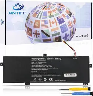 ANTIEE H-4886280P 4886280P Laptop Battery Replacement for Gateway GWTN156-11BK GWTN156 Series Notebook U3576127PV-2S1P U3576127PV U3576127 5080270P 2ICP4/76/127 7.6V 38Wh 5000mAh