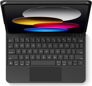 edaiser Wireless Magic Keyboard Case for Apple iPad 10th Generation 2022 10.9-inch A2696 A2777 A2757: Smart Multi-Touch Trackpad, RGB Backlit, Black