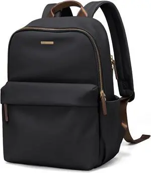 GOLF QUALITY Laptop Backpack for Women Fit 14 Inch Stylish Daypack Notebook Travel Work Commuter Casual Daypack Backpack Purse for Women Travel Business (Black)