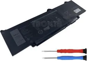 TBONTB DR02P Battery Compatible with Dell Latitude 3340 3440 3540 3480 3580 5340 5440 5540 2X1V9 R73TC GTG7N GRWKG Series [11.4V 54Wh 4737mAh]