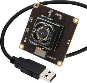 IFWATER Anti Shake USB Camera Module 4K Vehicles IBIS Stabilization 11MP USB Webcam Autofocus 90 Degree No Distortion Lens Plug and Play for Machine Vision Industrial Robot Vision