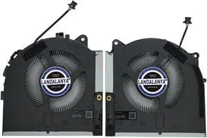 LANDALANYA Replacement New CPU and GPU Cooling Fan for Dell Alienware M17 R5 2022 Laptop MG75091V1-C080-S9A MG75091V1-C090-S9A DC12V Fan